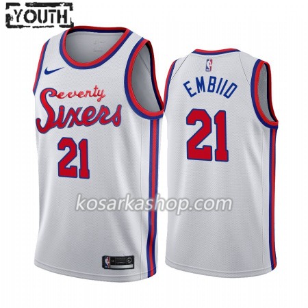 Dres Philadelphia 76ers Joel Embiid 21 Nike 2019-20 Classic Edition Swingman - Dječji